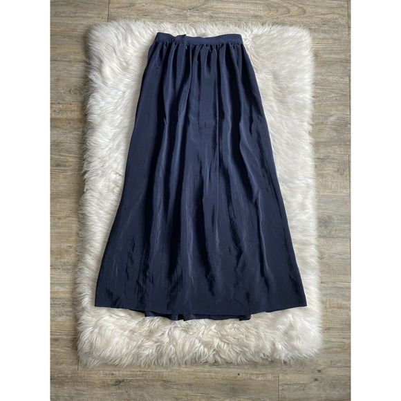 Patrick Collection Vtg Sz M 100% Silk Maxi Skirt - Picture 2 of 4